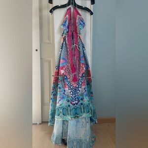 Colorful Patterned Maxi Dress